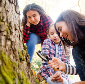students in nature students in nature